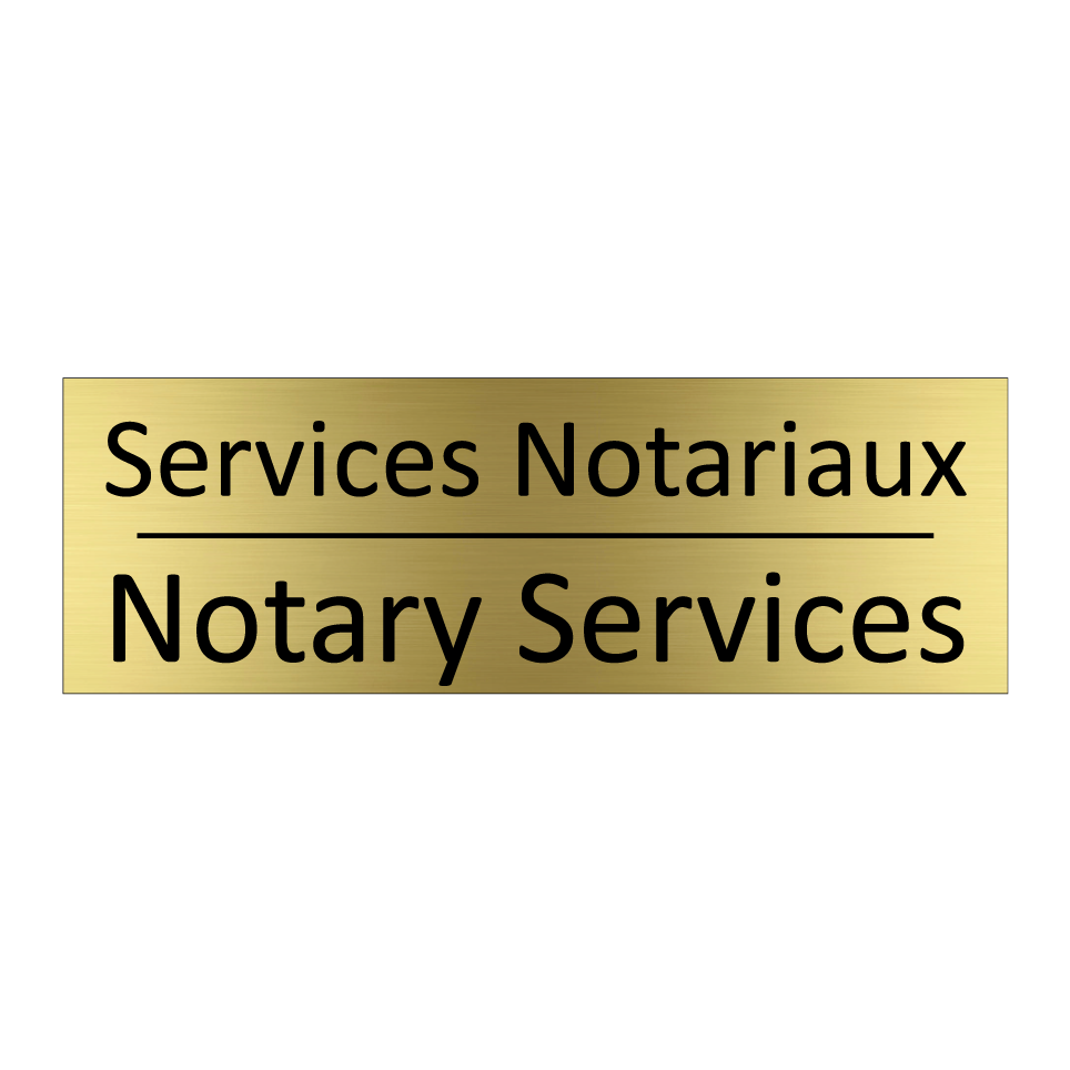 Services Notariaux - Notary Services