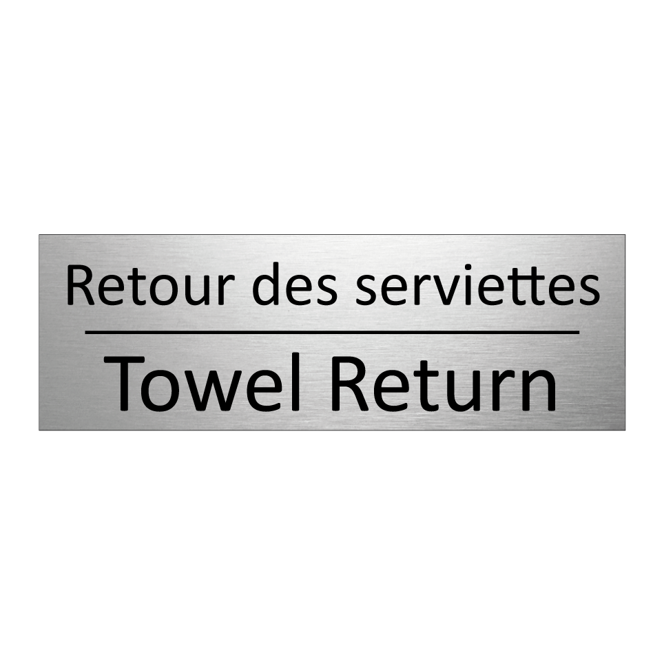 Retour des serviettes - Towel Return