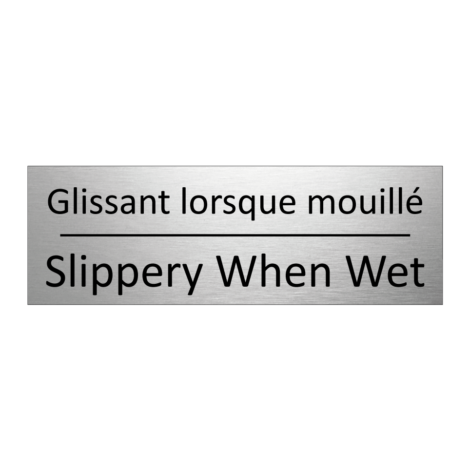 Glissant lorsque mouillé - Slippery When Wet