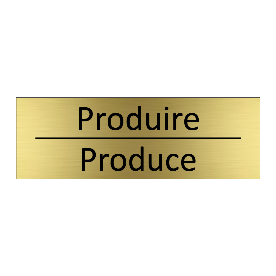 Produire - Produce