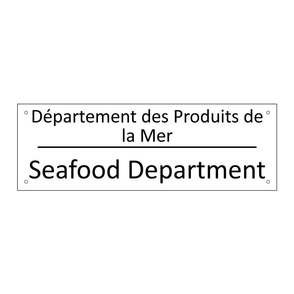 Département des Produits de la  /.../ - Seafood Department