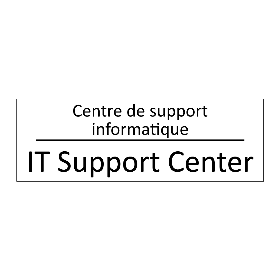 Centre de support informatique - IT Support Center