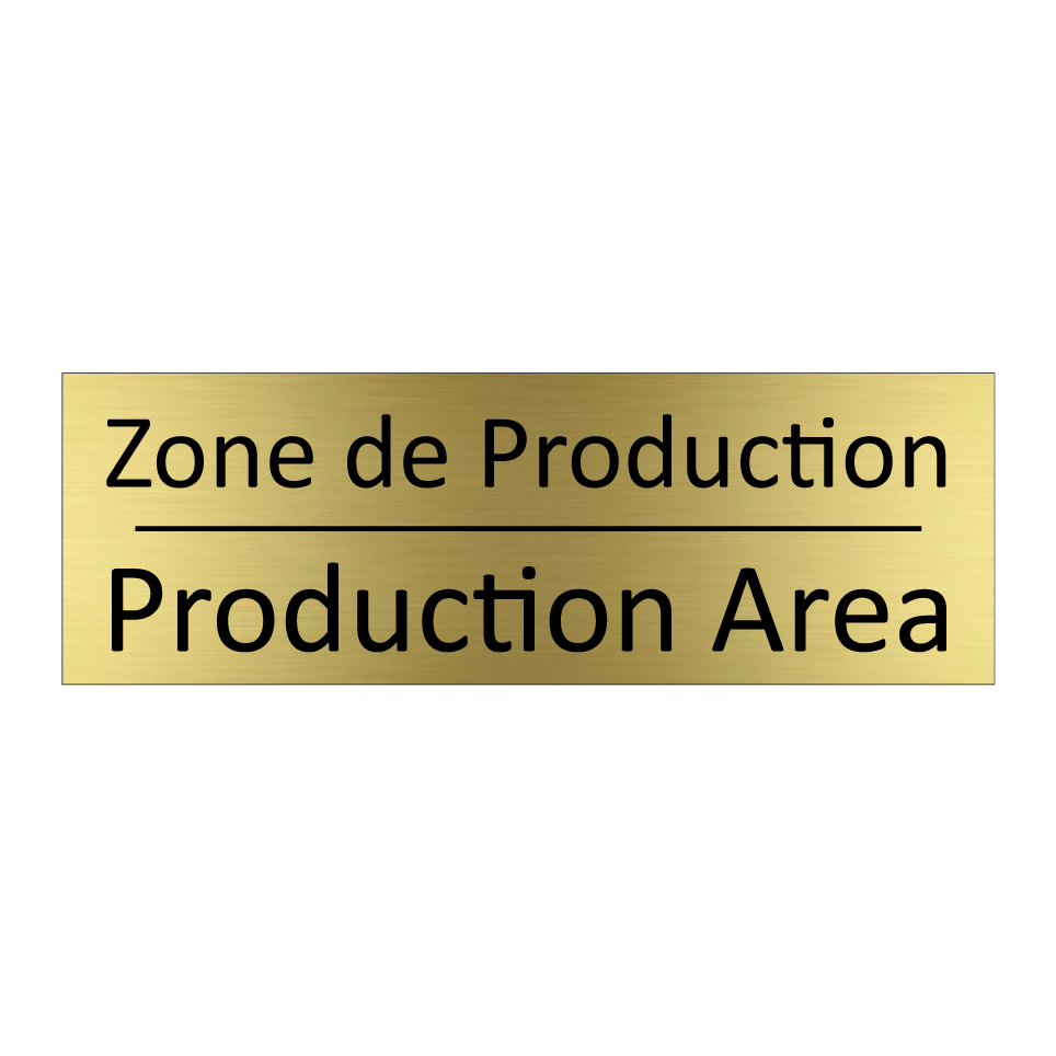 Zone de Production - Production Area