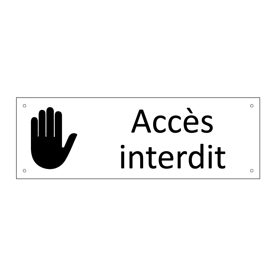 Accès interdit