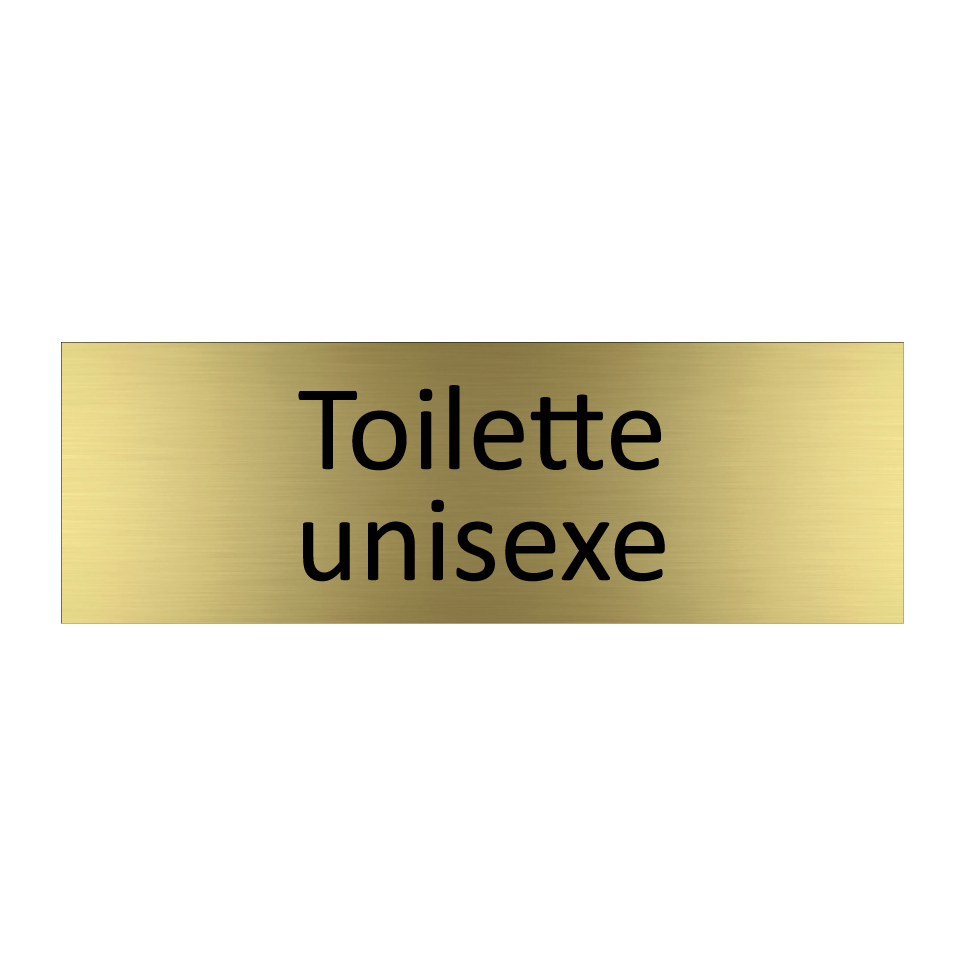 Toilette unisexe