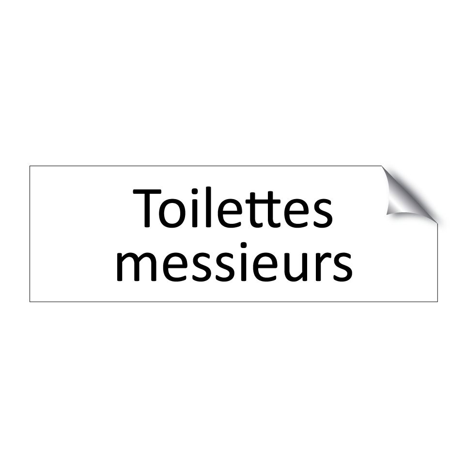 Toilettes messieurs