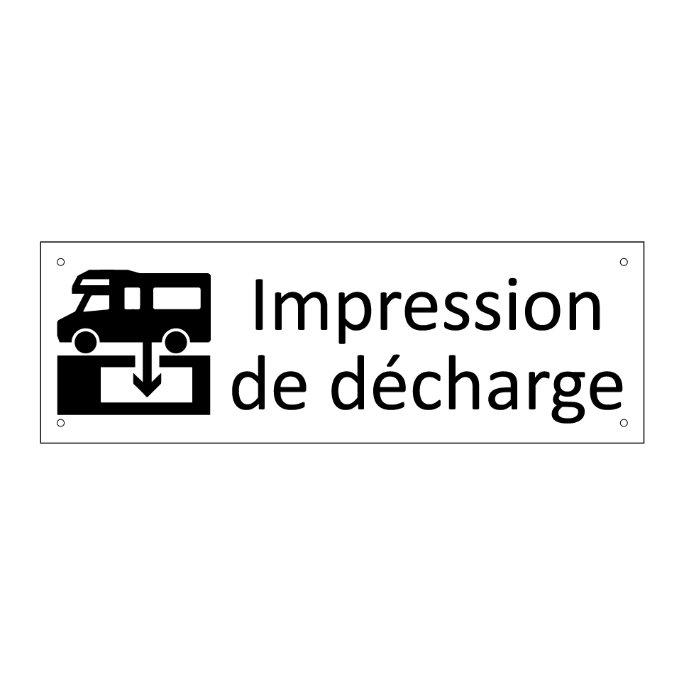 Impression de décharge