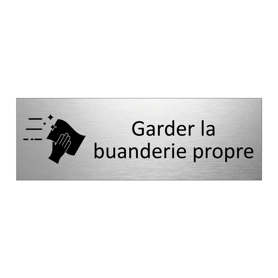 Garder la buanderie propre