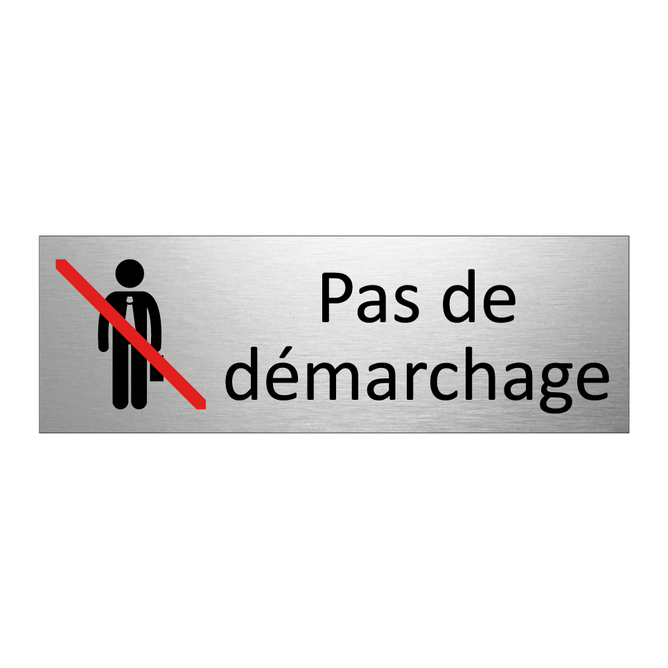 Pas de démarchage