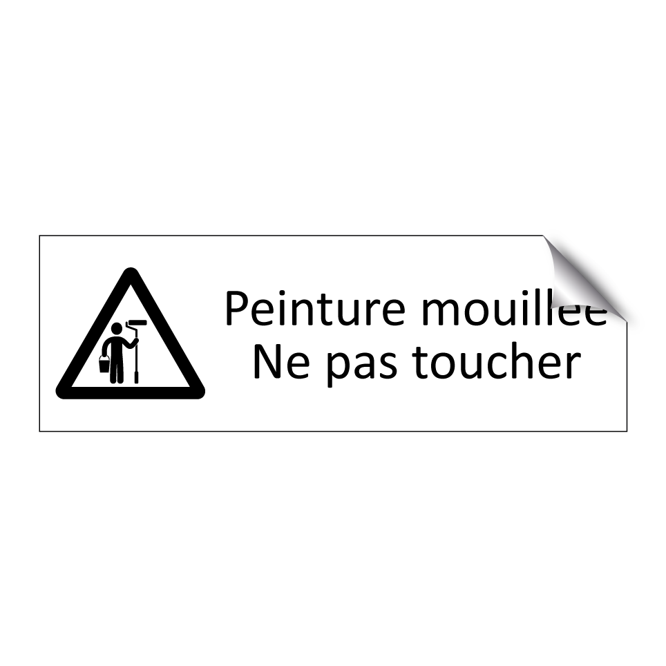 Peinture mouillée Ne pas toucher