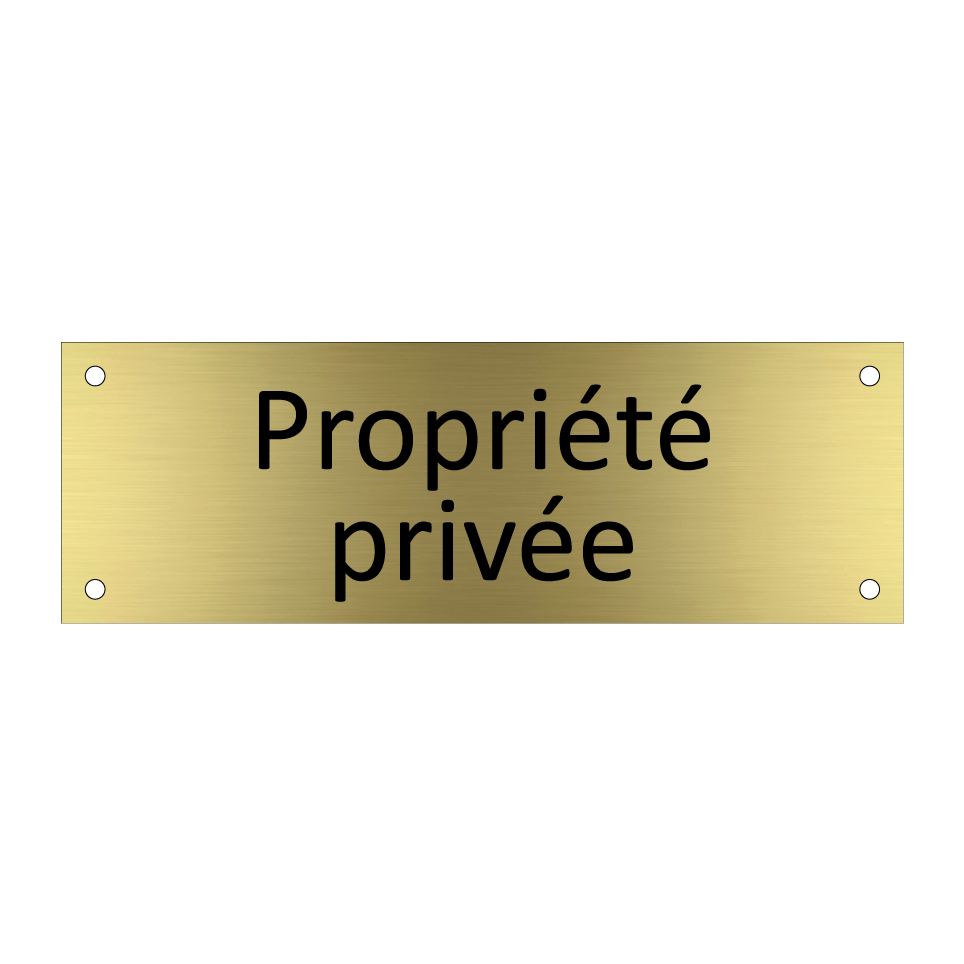 Propriété privée