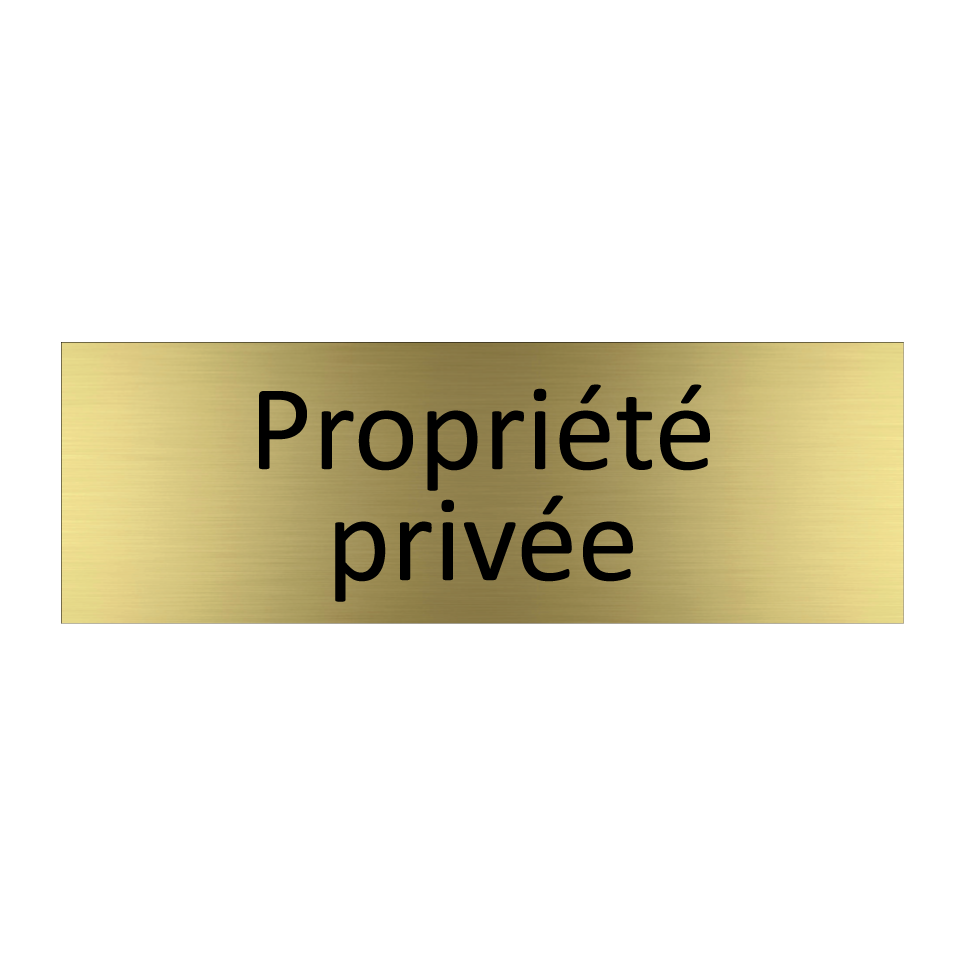 Propriété privée