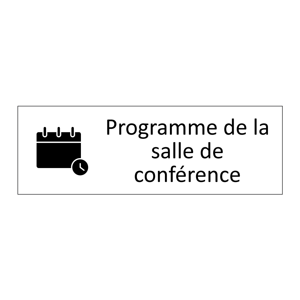 Programme de la salle de conférence