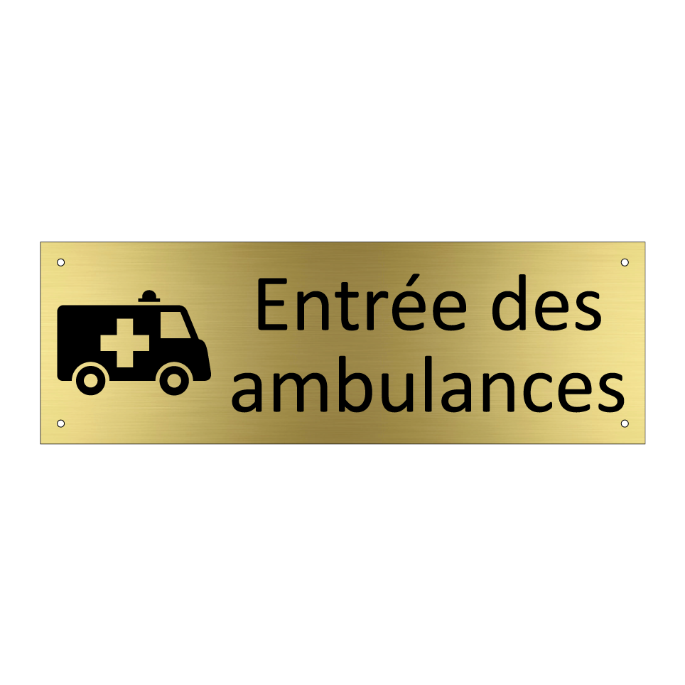 Entrée des ambulances