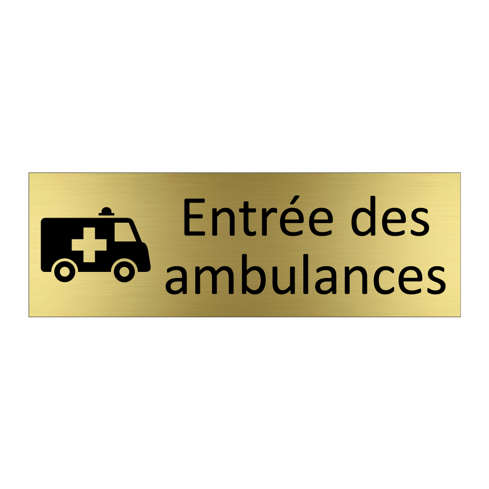 Entrée des ambulances