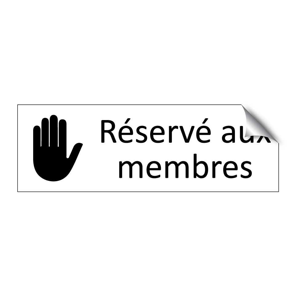 Réservé aux membres