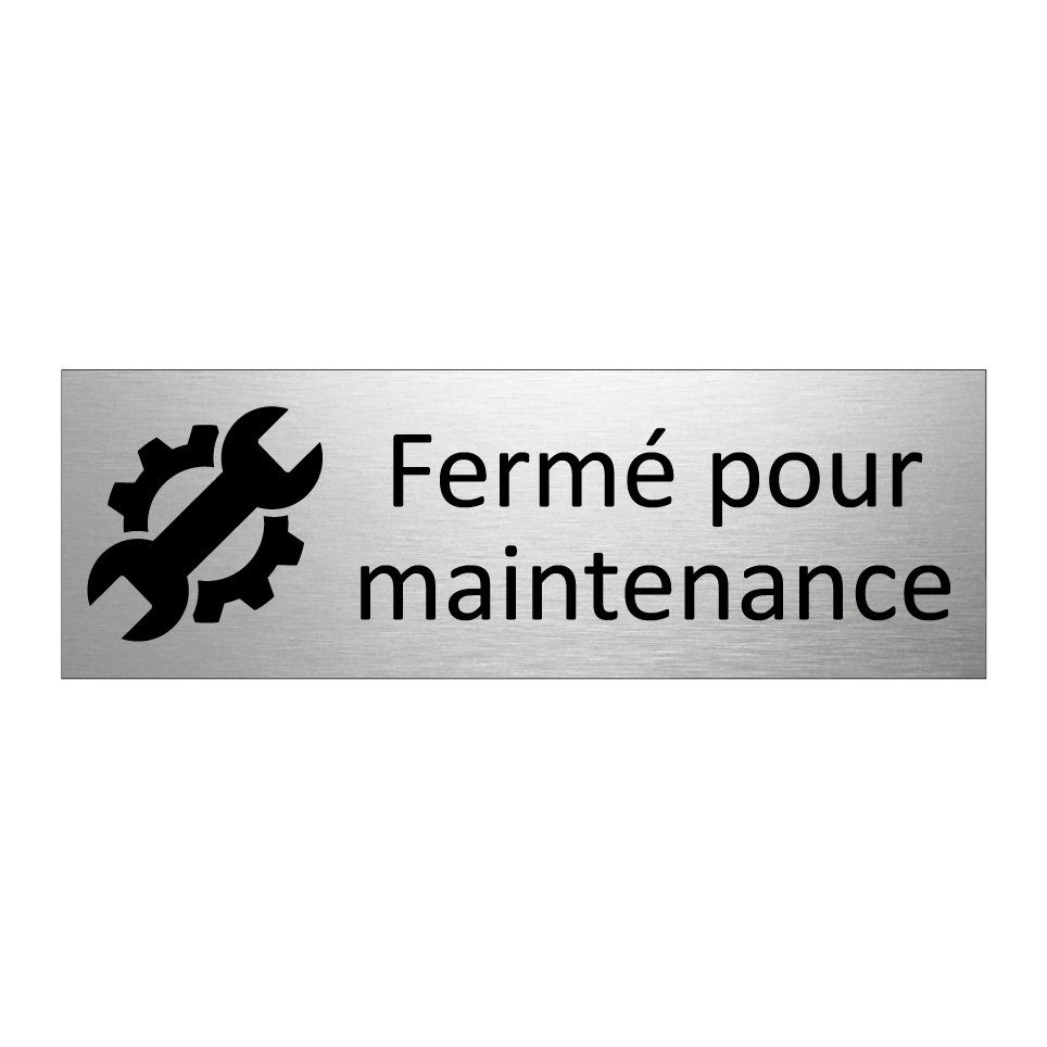 Fermé pour maintenance