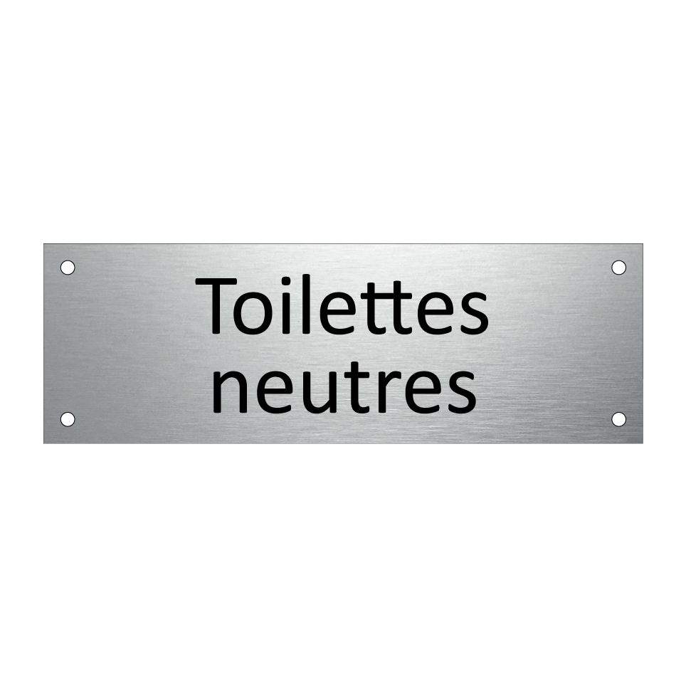 Toilettes neutres
