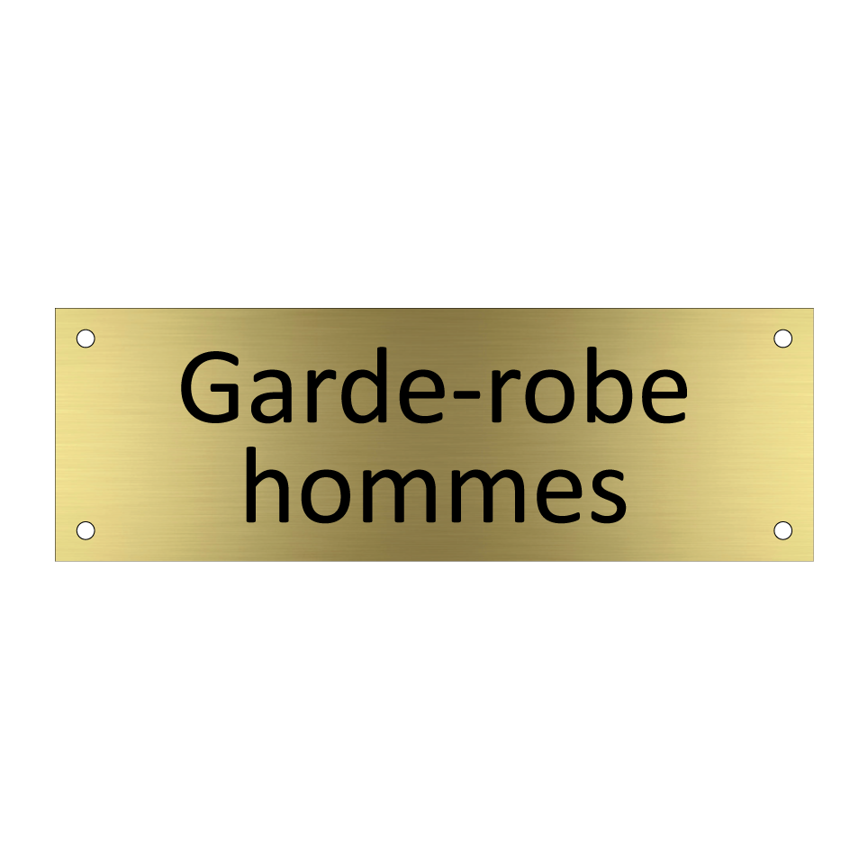 Garde-robe hommes
