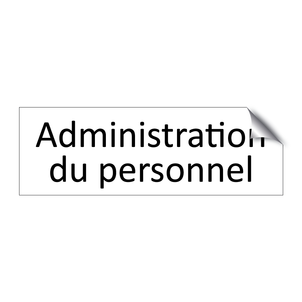 Administration du personnel