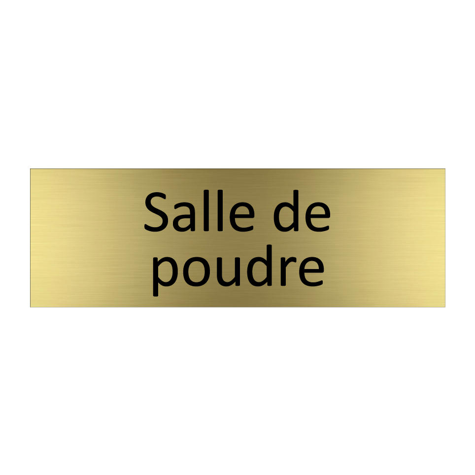 Salle de poudre