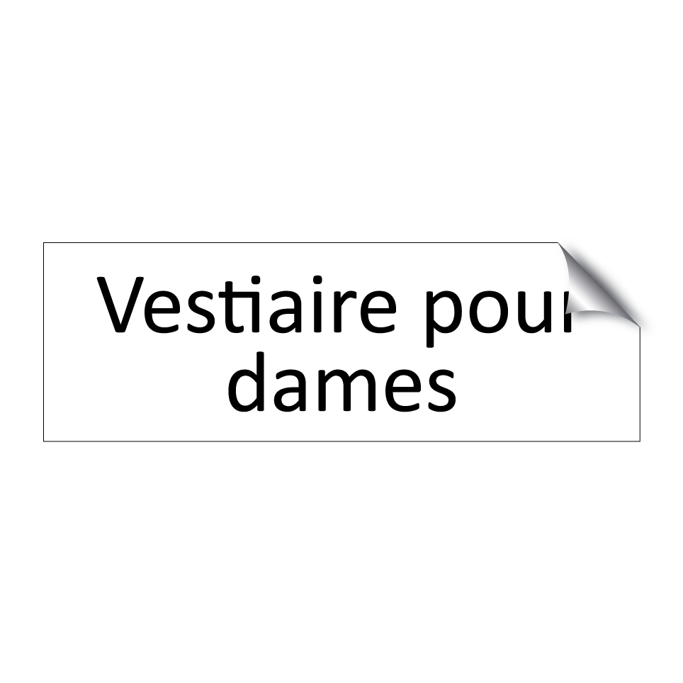 Vestiaire pour dames