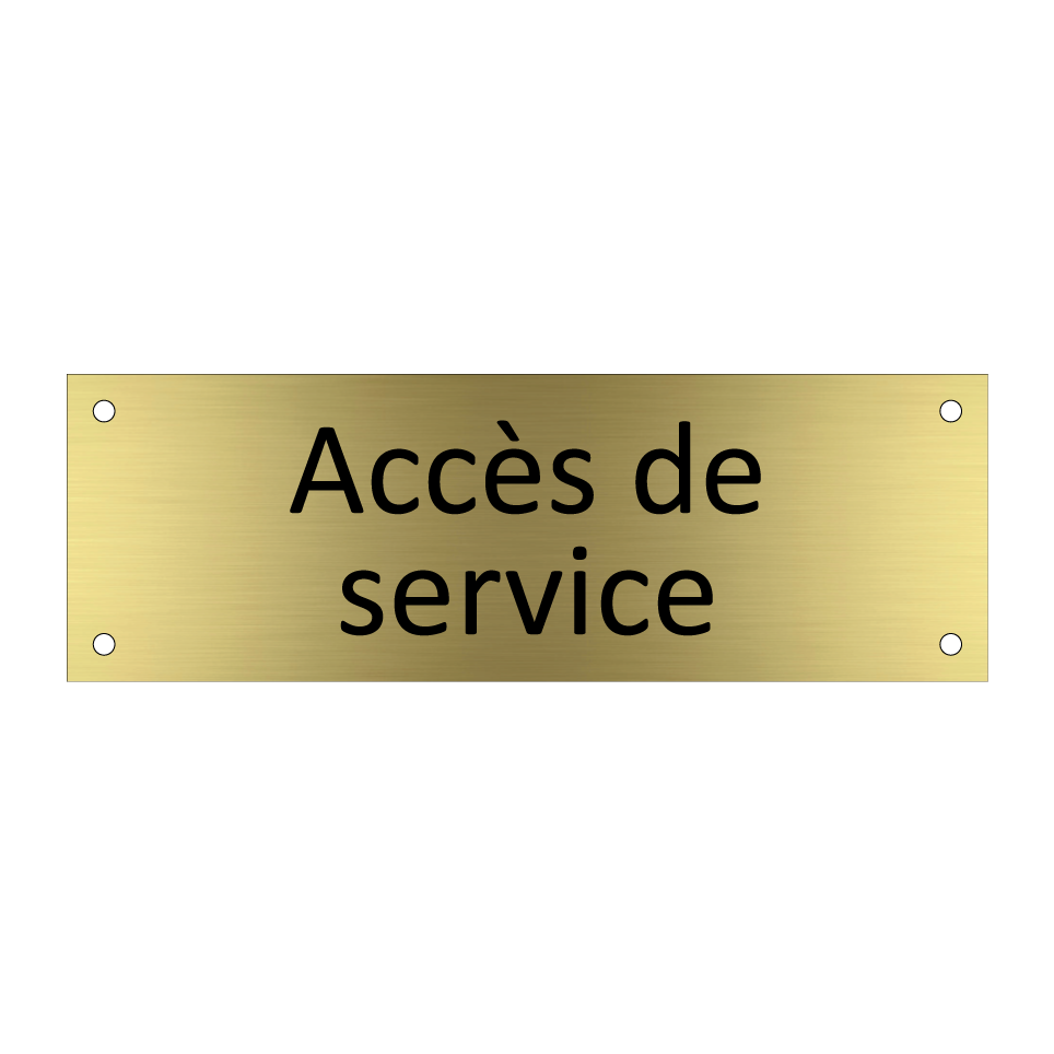 Accès de service
