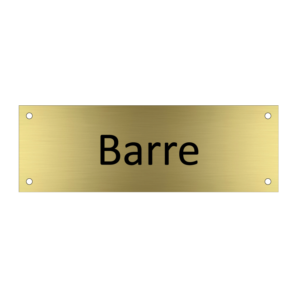 Barre & Barre & Barre