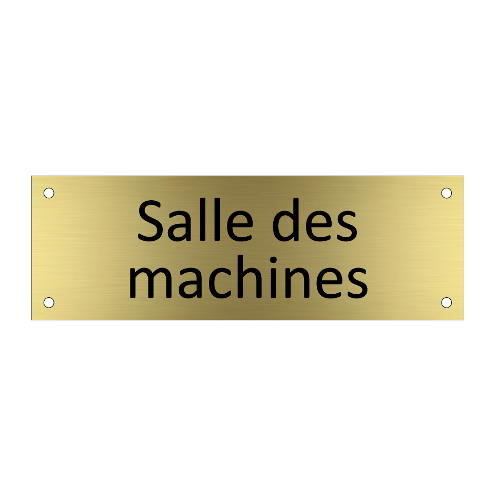 Salle des machines