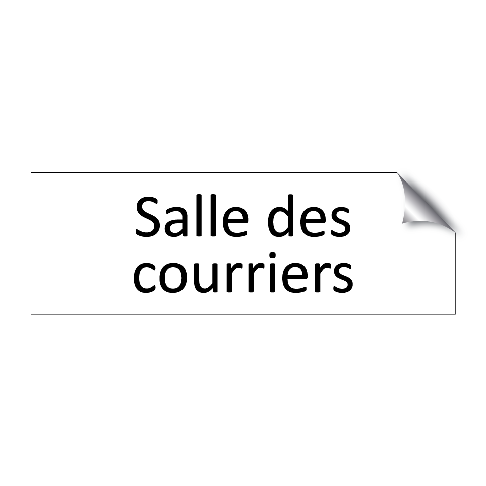 Salle des courriers