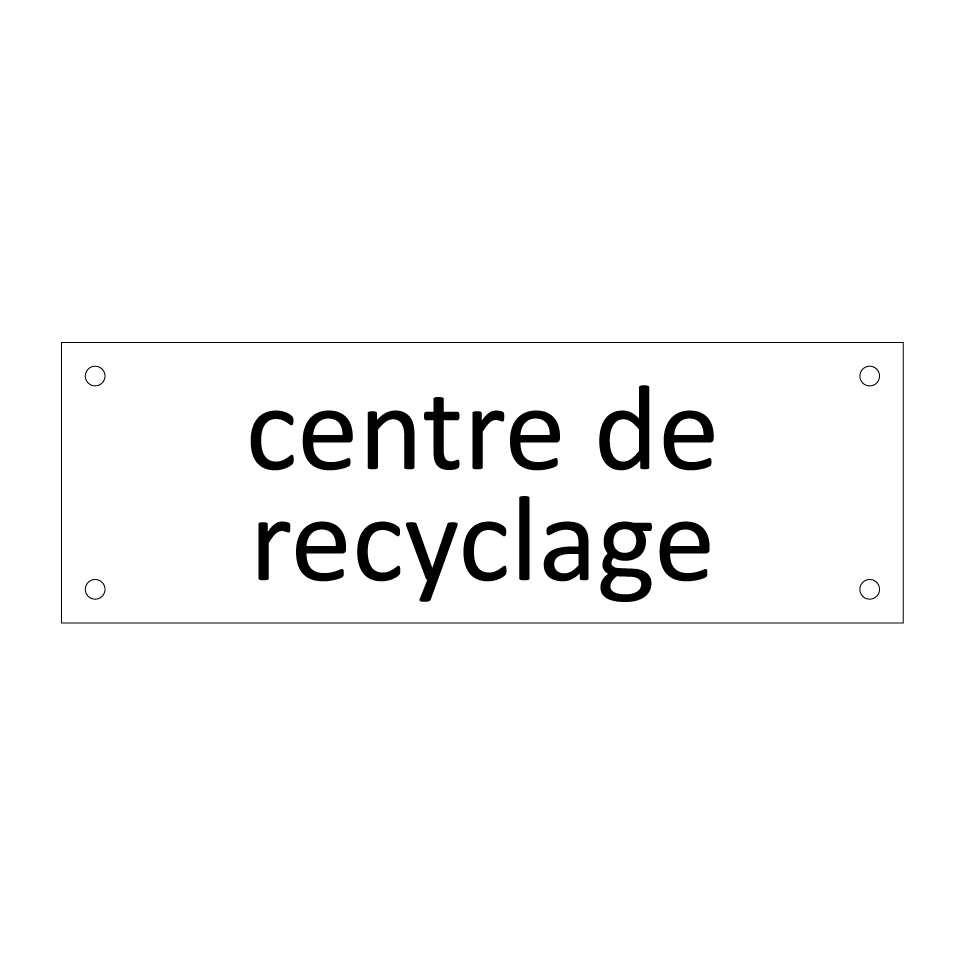 centre de recyclage