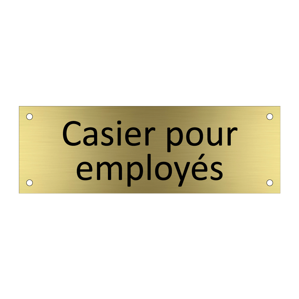 Casier pour employés