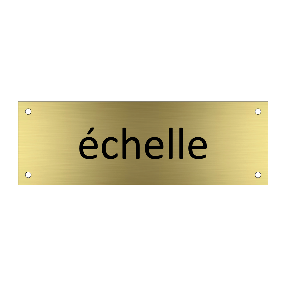 échelle & échelle & échelle