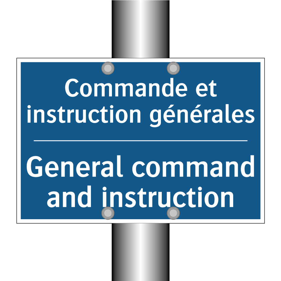 Commande et instruction générales /.../ - General command and instruction /.../