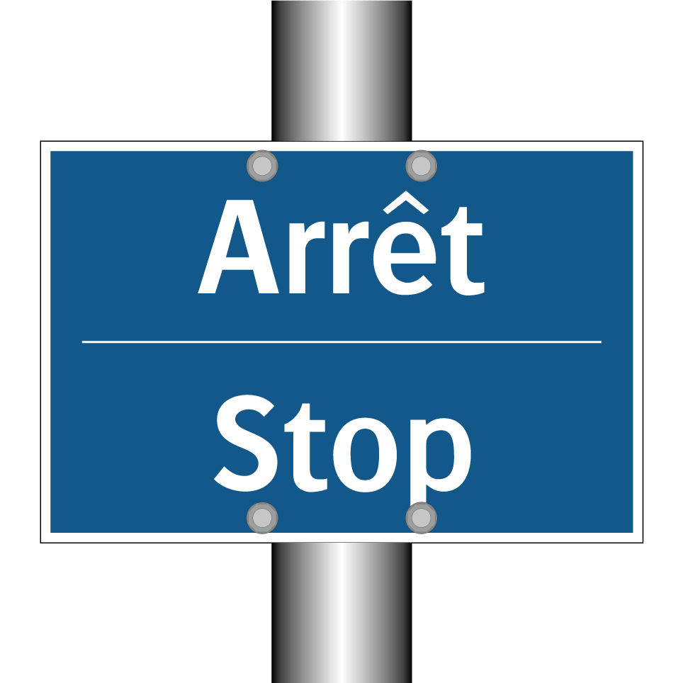 Arrêt - Stop