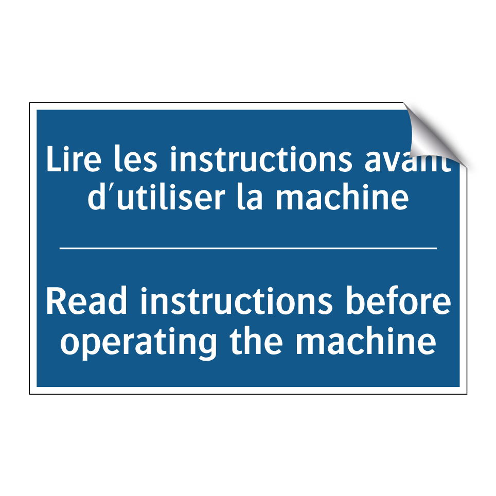 Lire les instructions avant d'utiliser  /.../ - Read instructions before operating  /.../
