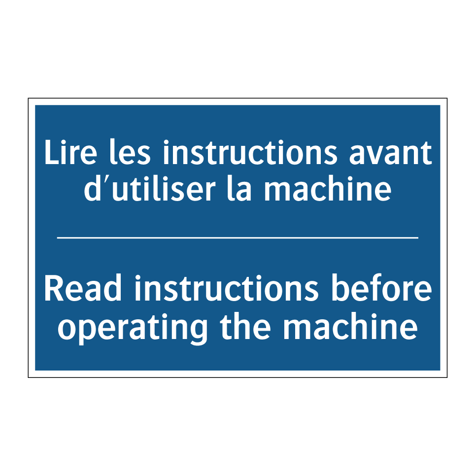 Lire les instructions avant d'utiliser  /.../ - Read instructions before operating  /.../