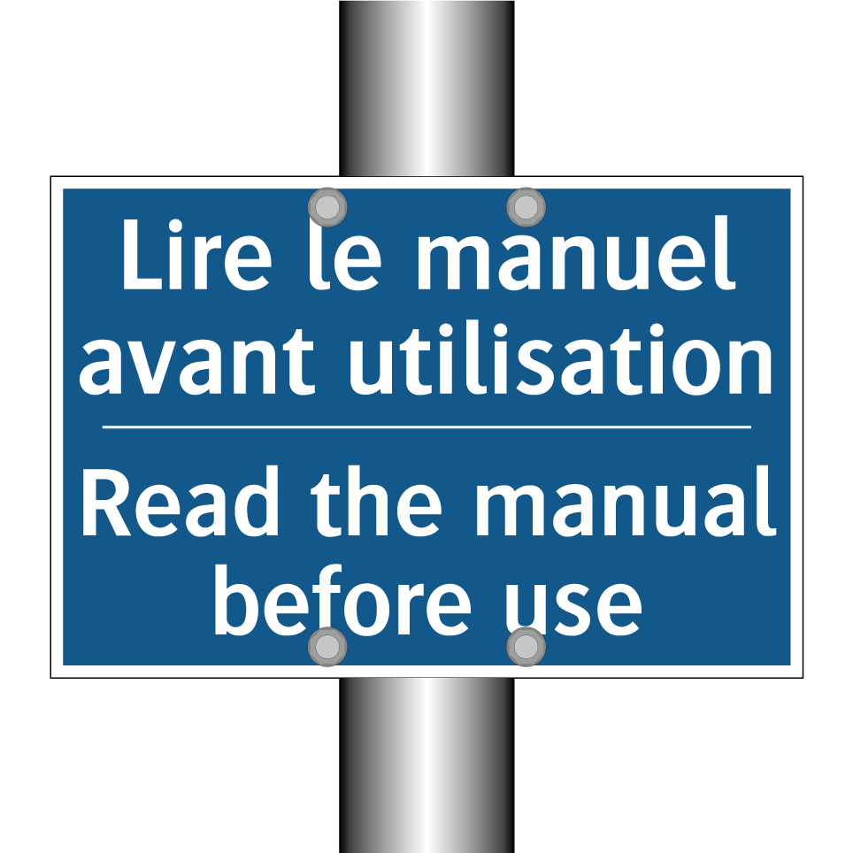 Lire le manuel avant utilisation /.../ - Read the manual before use