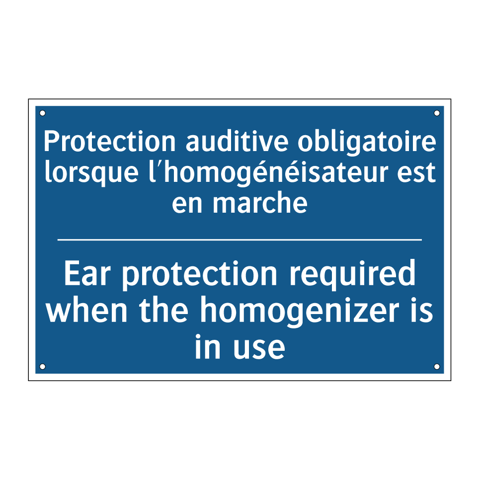 Protection auditive obligatoire  /.../ - Ear protection required when the  /.../