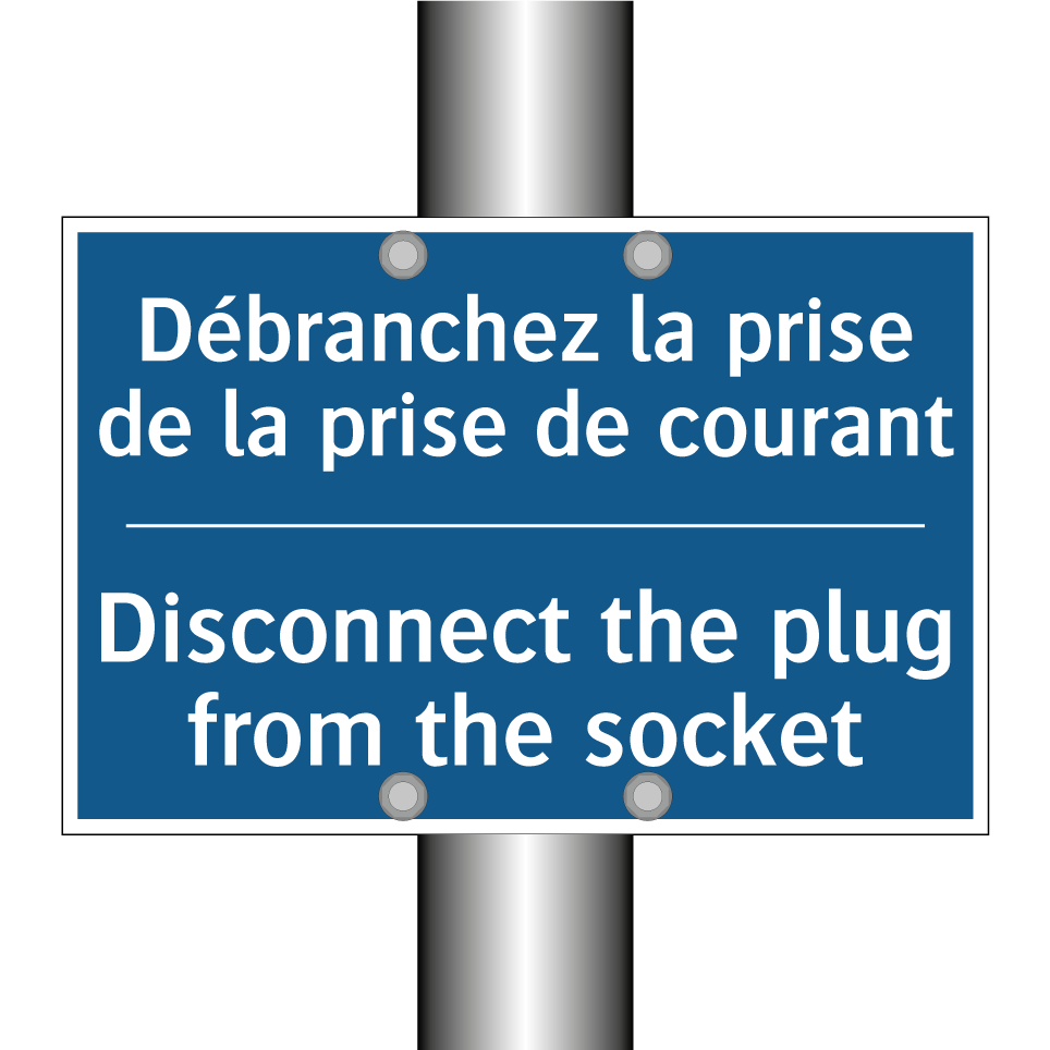 Débranchez la prise de la prise  /.../ - Disconnect the plug from the socket /.../