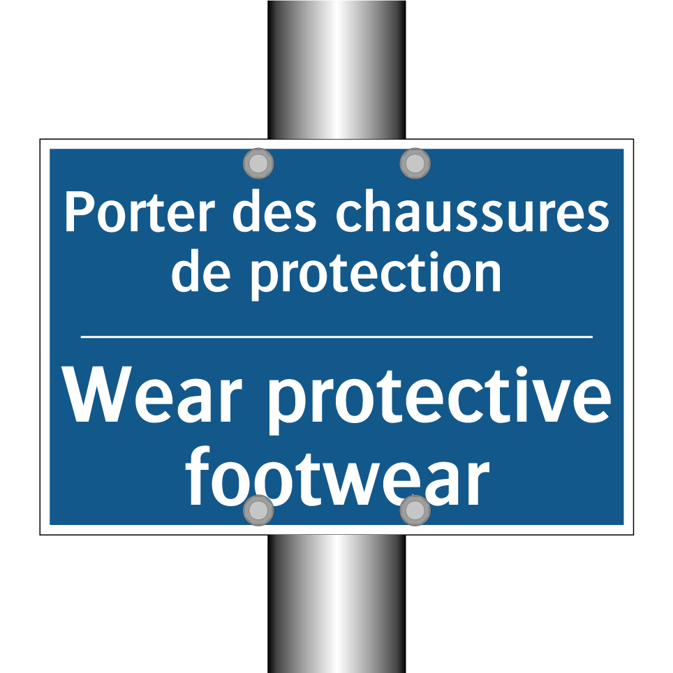 Porter des chaussures de protection /.../ - Wear protective footwear