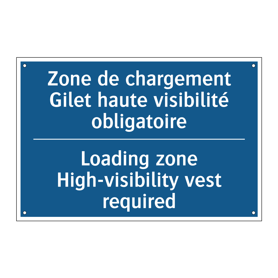 Zone de chargement Gilet haute  /.../ - Loading zone High-visibility vest  /.../