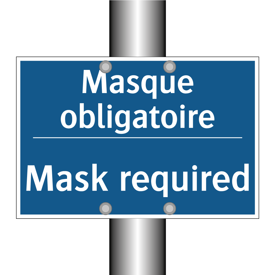 Masque obligatoire - Mask required