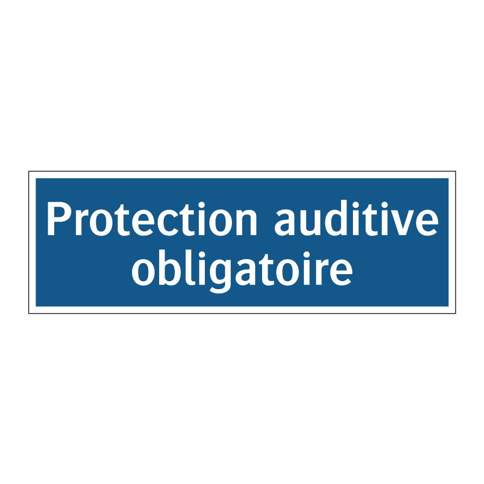 Protection auditive obligatoire.