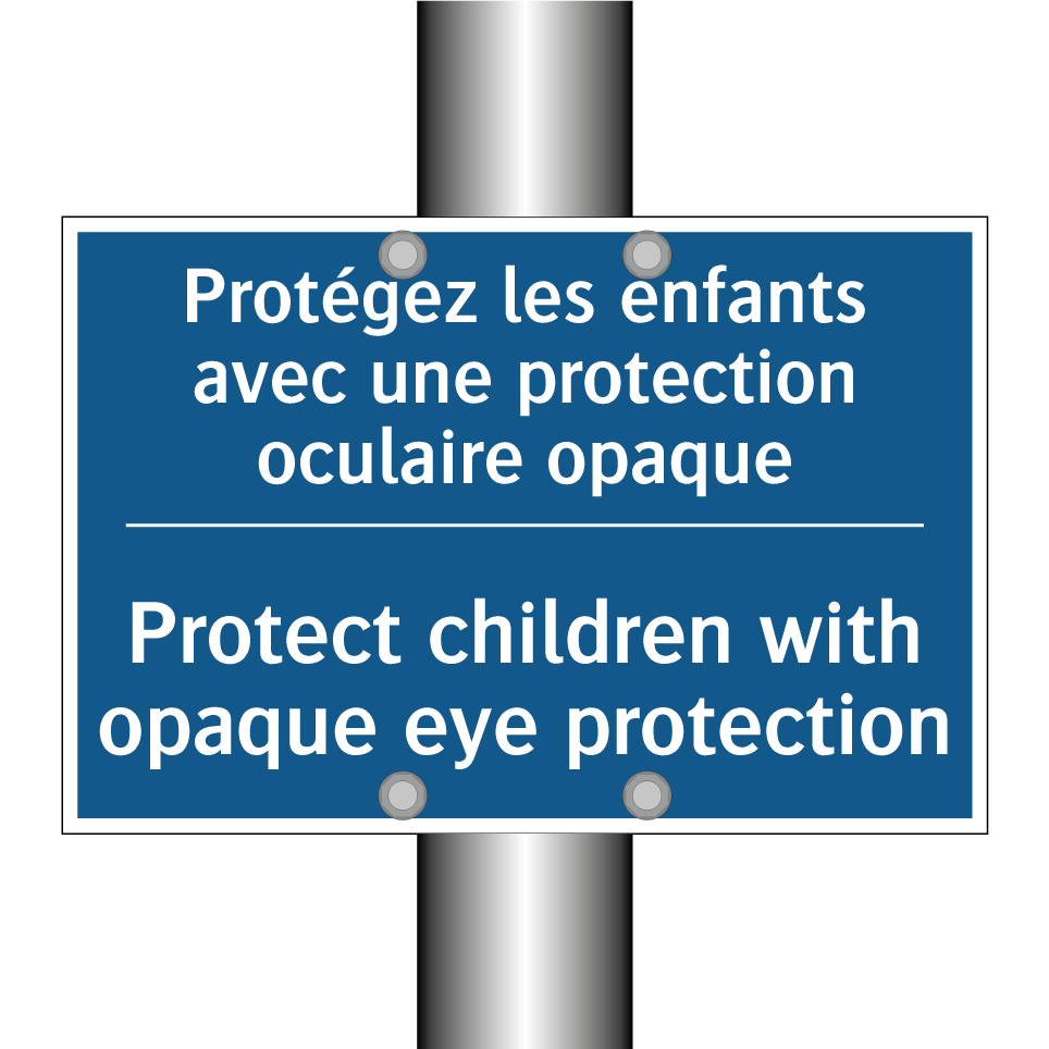 Protégez les enfants avec une  /.../ - Protect children with opaque eye  /.../