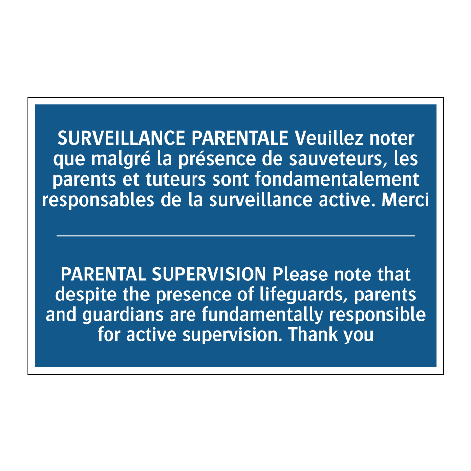 SURVEILLANCE PARENTALE Veuillez  /.../ - PARENTAL SUPERVISION Please note  /.../