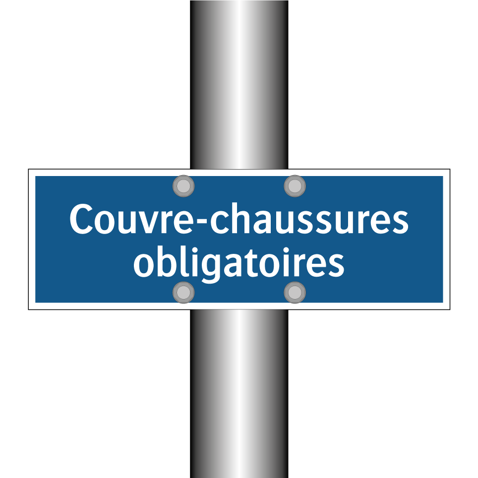 Couvre-chaussures obligatoires