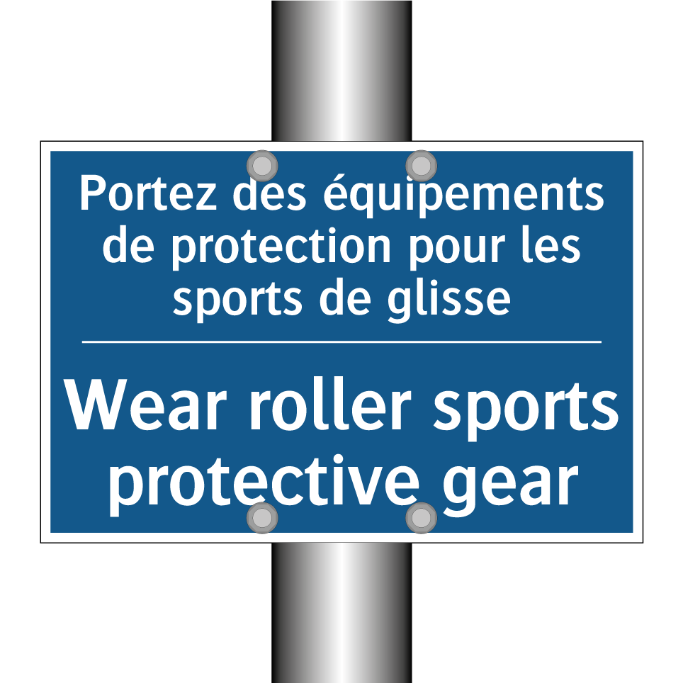 Portez des équipements de protection  /.../ - Wear roller sports protective  /.../