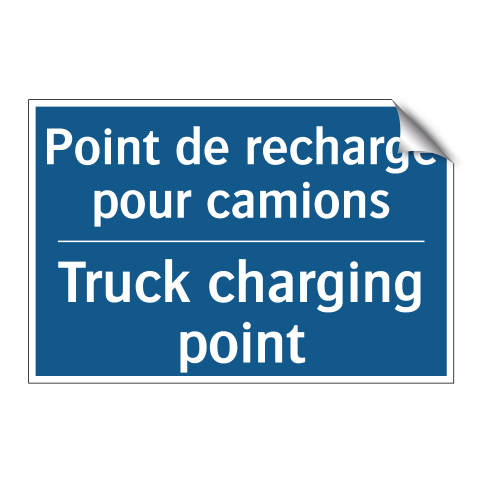 Point de recharge pour camions - Truck charging point