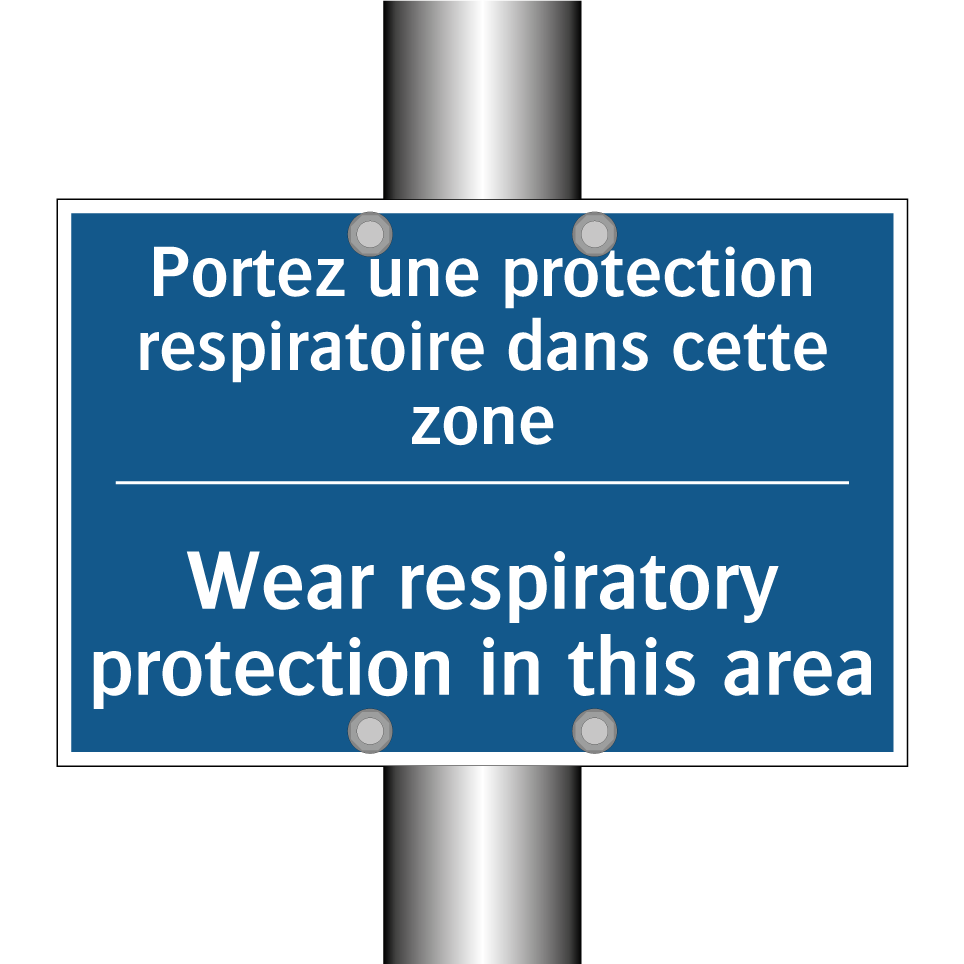 Portez une protection respiratoire  /.../ - Wear respiratory protection in  /.../